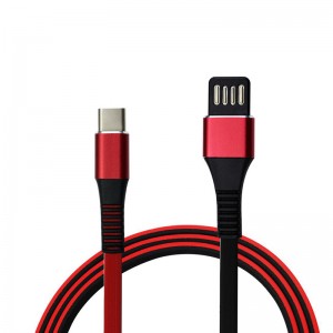 KPS-6401CB plochý Dvoubarevný oboustranný kabel USB
